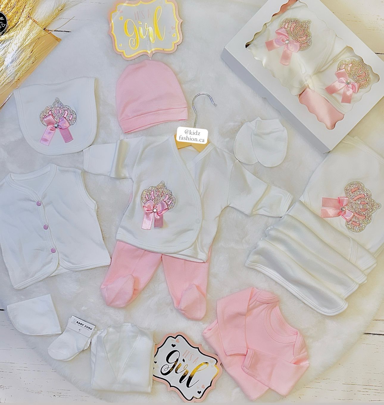 Crown Princess Pink Set 👑(10 pieces)