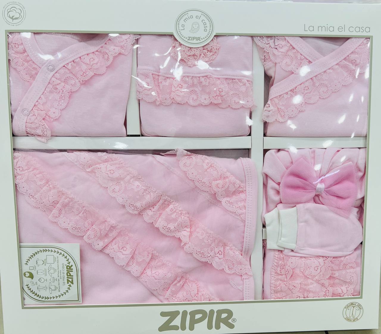 Ruffle Baby Pink(10 pieces)