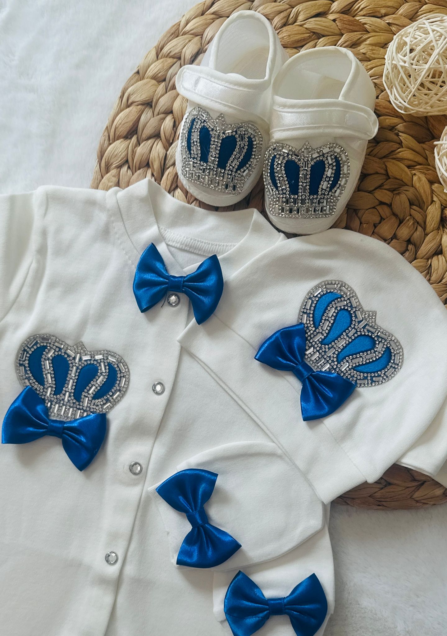 Baby Boy Prince Set 💙👼🏻(4pieces)