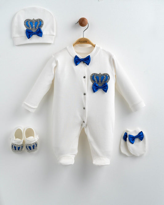 Baby Boy Prince Set 💙👼🏻(4pieces)