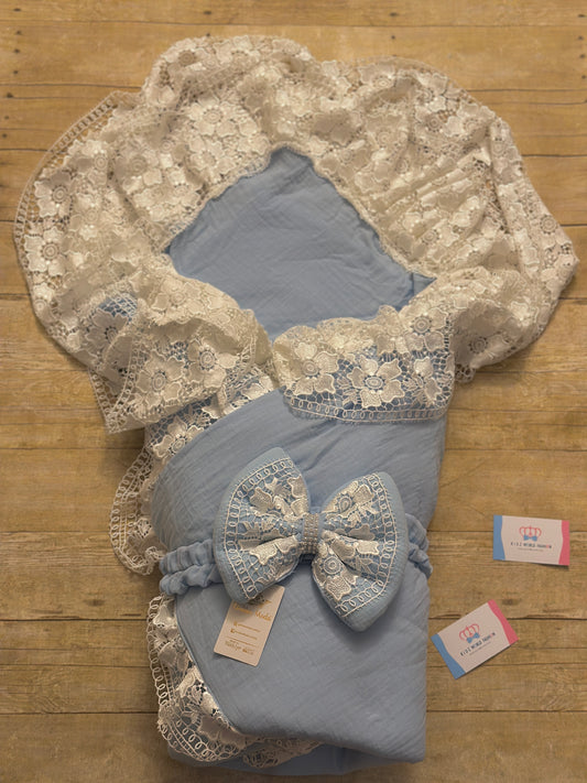 Blue Swaddle Set💙⚜️