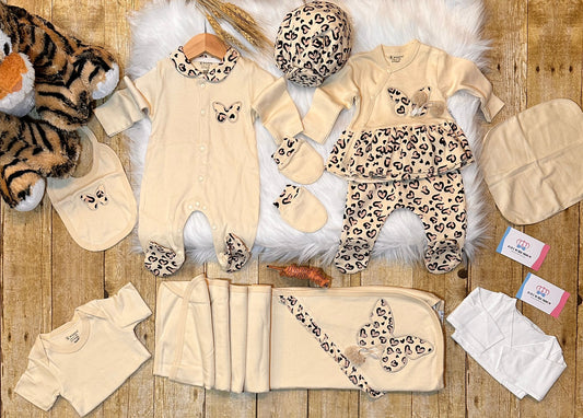 Leopard Baby Girl Set (10 Items)